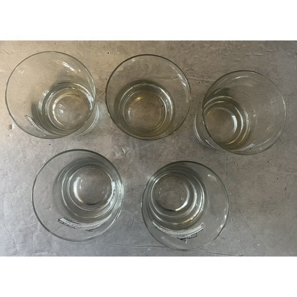 Old Fashioned Rocks Bar Glasses Motor Yacht‎ Boat Barware Set of 5 - Picture 2 of 10